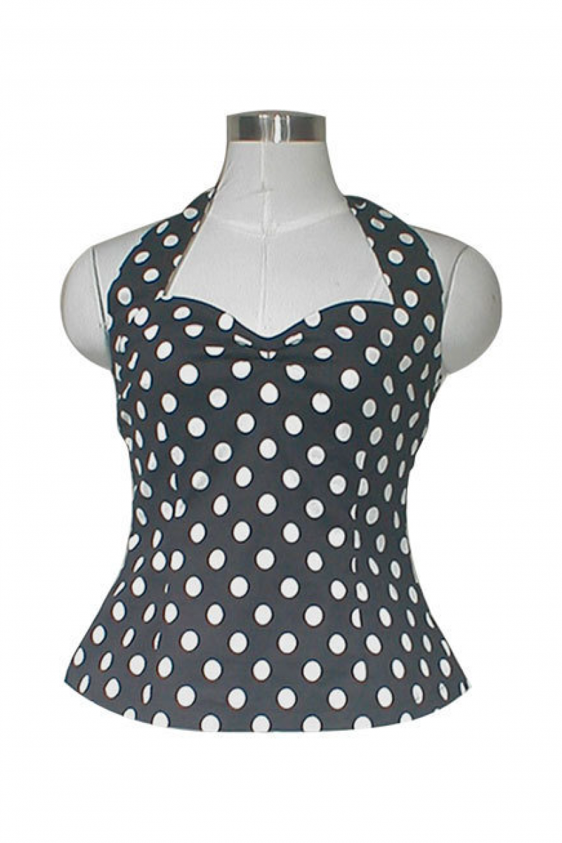 Camiseta lunares pin up