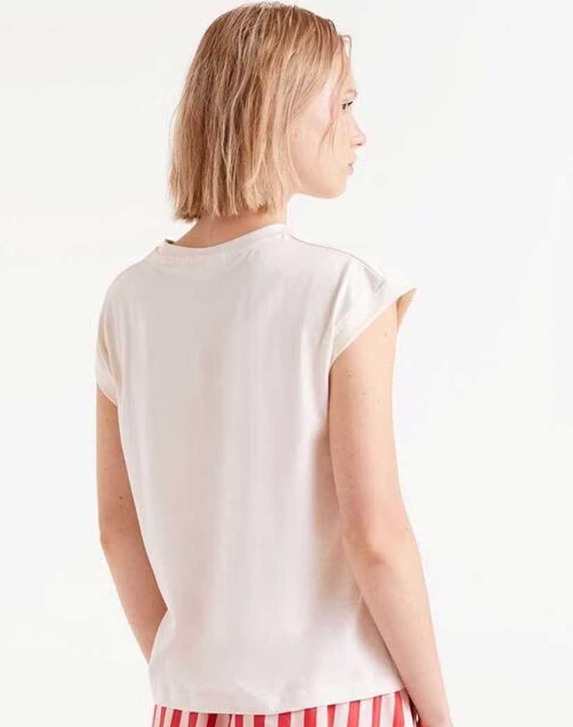 Camiseta con print de perro cerezas - Imagen 3